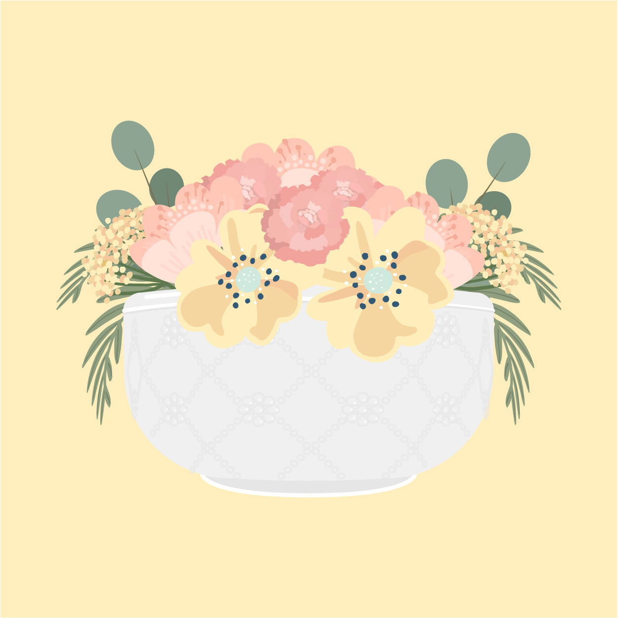 Shallow Bowl Arrangements